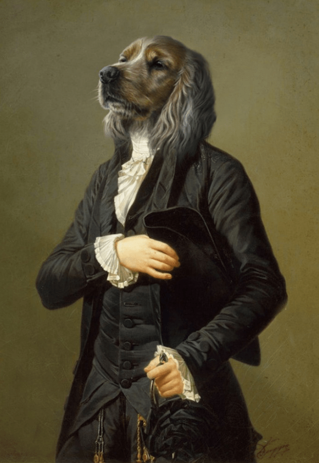 Portrait de chien Golden en Baron — Daniel Trammer